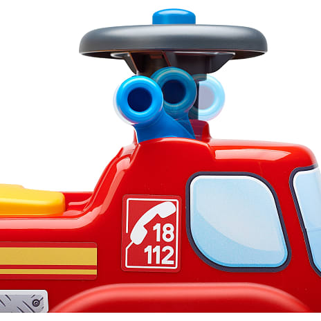 Falk Toys bandbil ride-on med opbevaringsrum, rat og horn