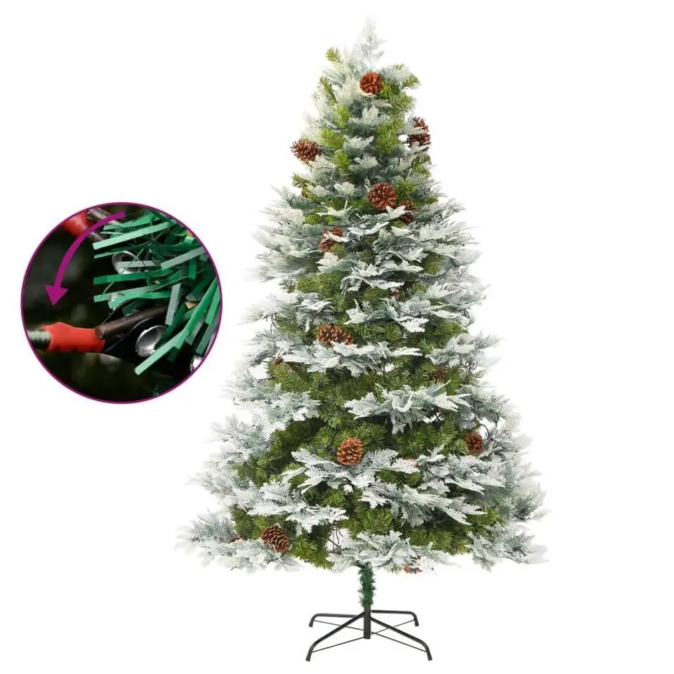 vidaXL - Kerstboom - Groen - 225 x 120 cm