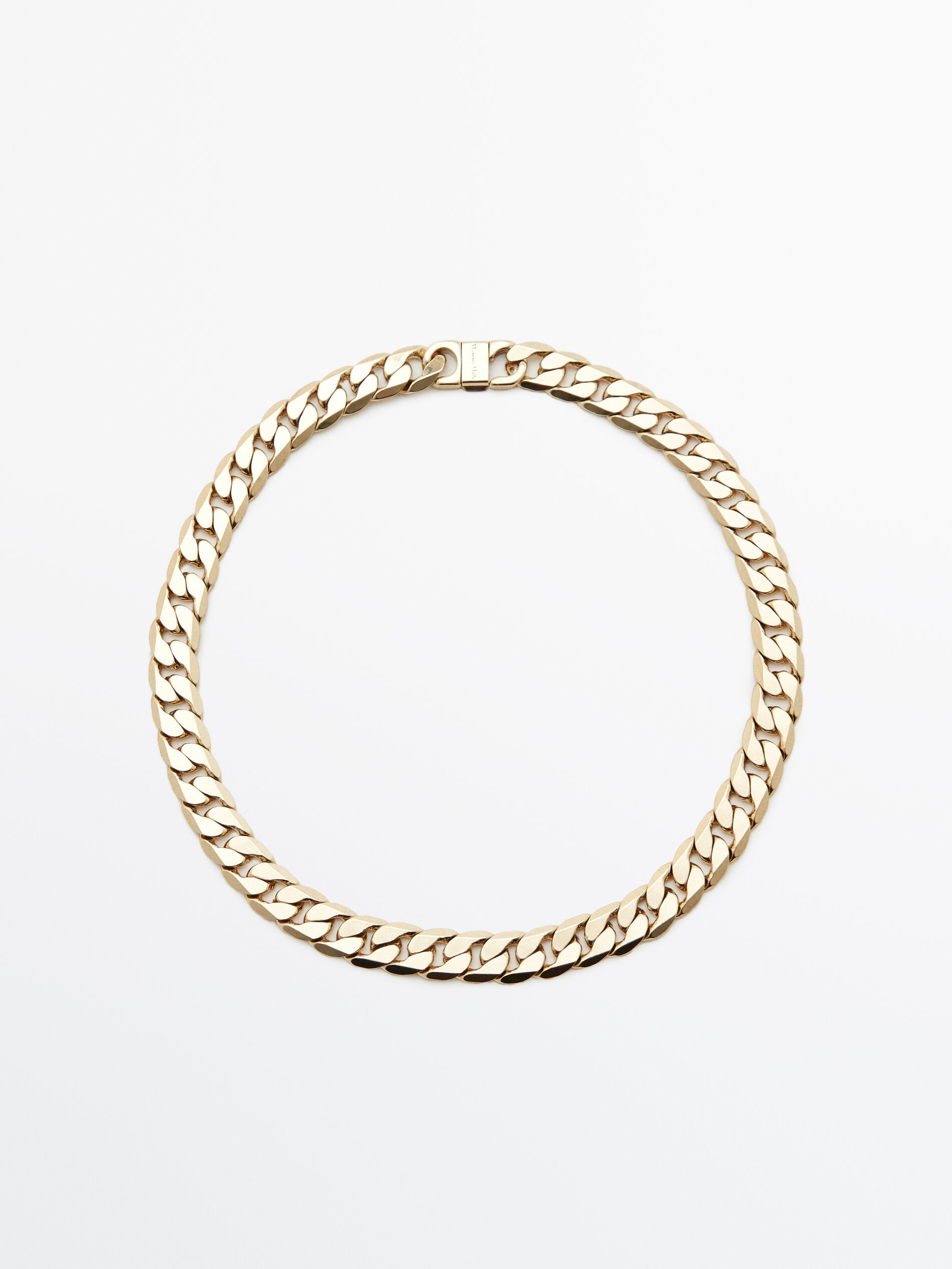 Colar com corrente banhada a ouro - OURO