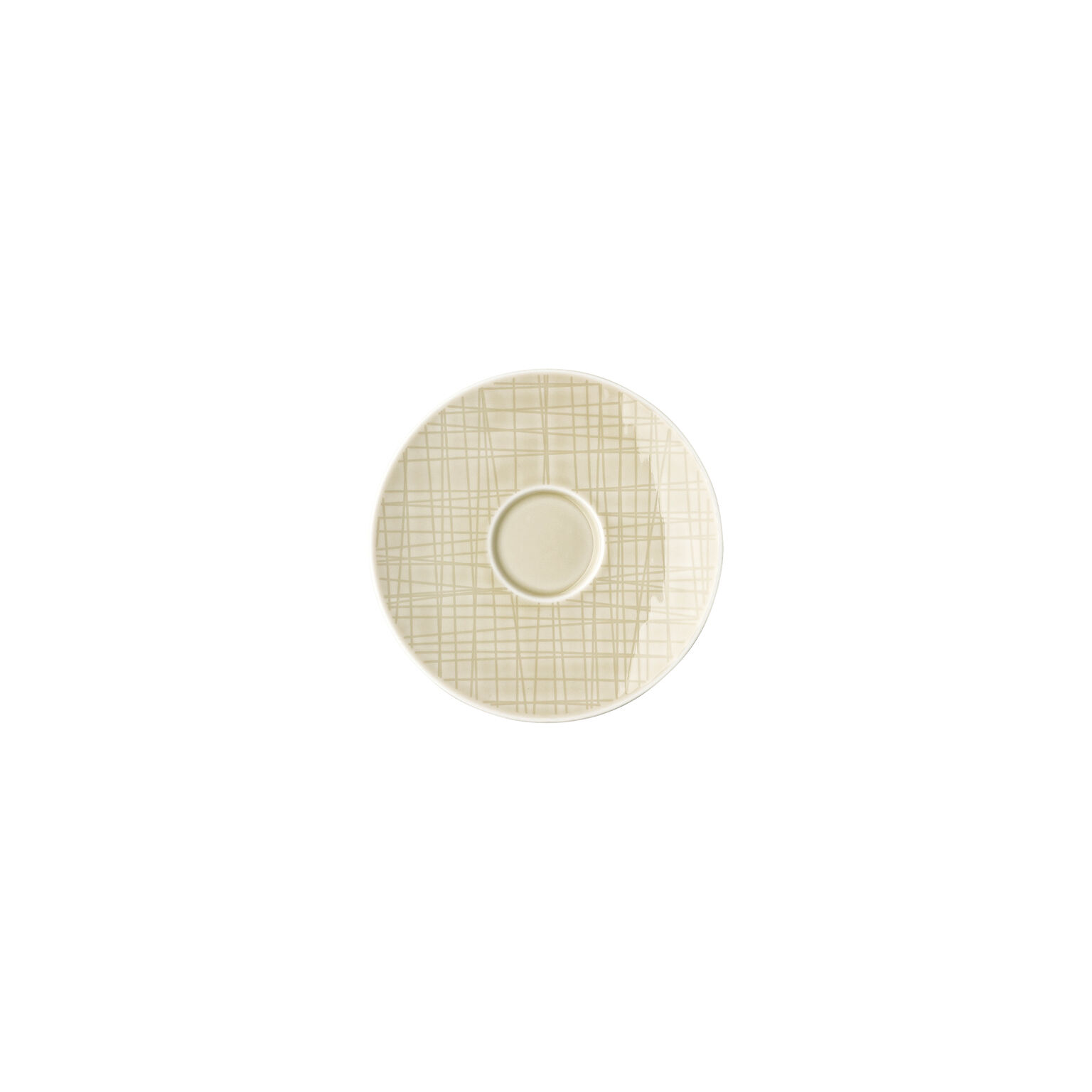 Mesh Colours Cream Espresso-Untertasse