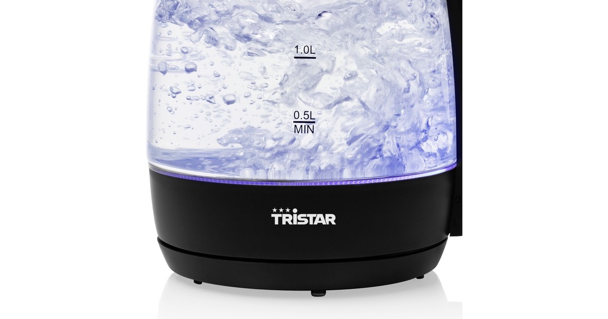 TristarWK-3400 Waterkoker  (Zwart/transparant, 1,7 l)