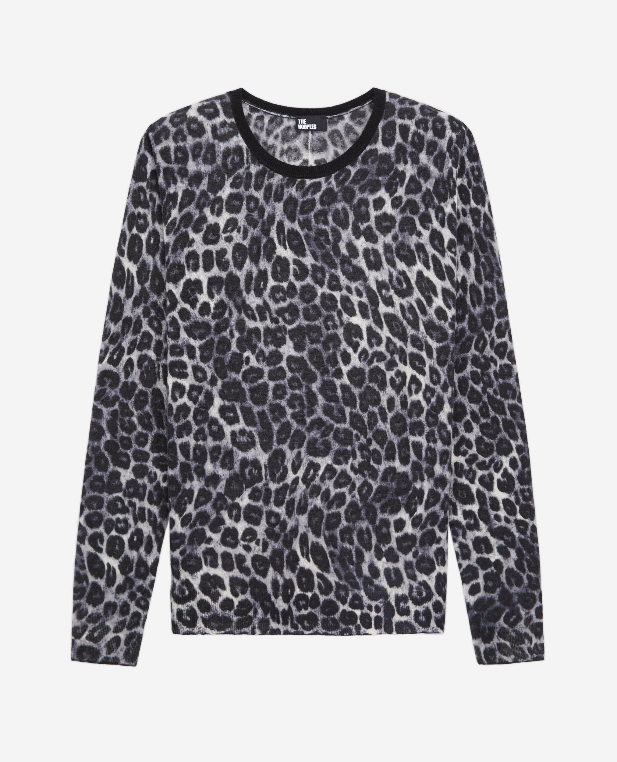 Printed cashmere sweater