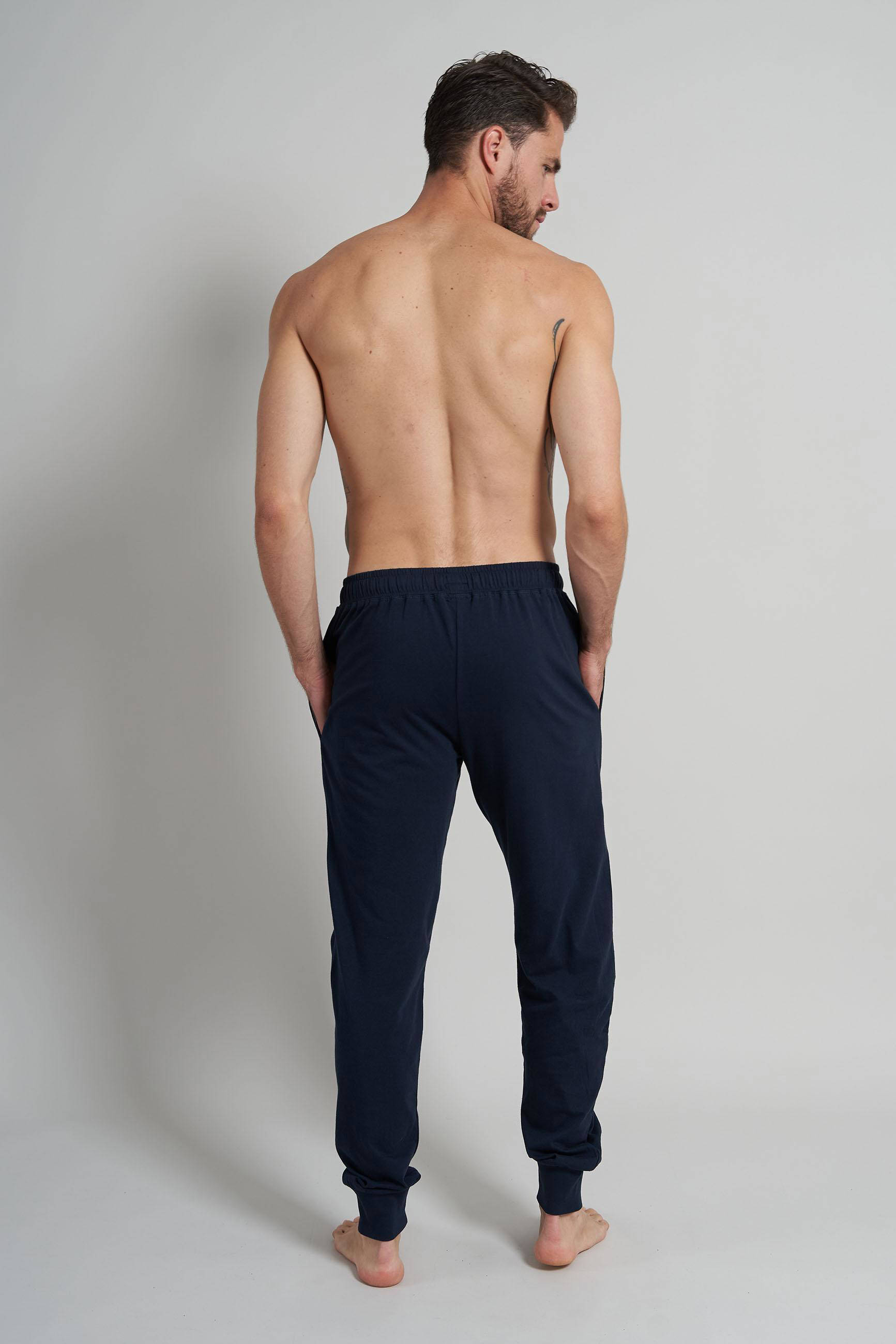 Ceceba +size pyjamabroek donkerblauw