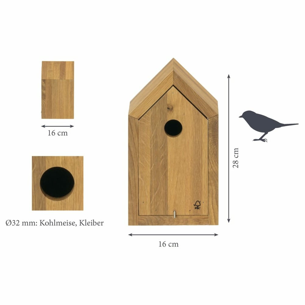 Nichoir à oiseaux naturel