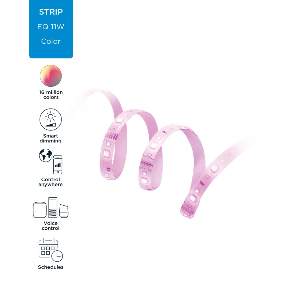 WiZ - Wi-Fi LED Strip 1M 880lm Forlængelse EU