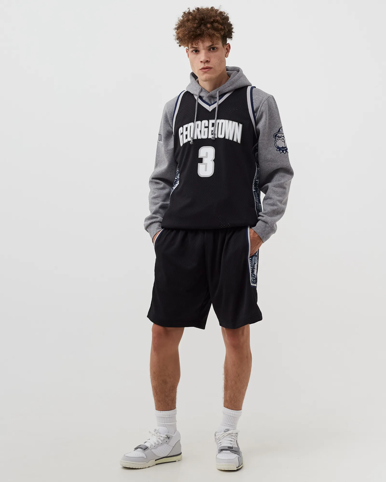 Mitchell & Ness NCAA SWINGMAN SHORTS GEORGETOWN UNIVERSITY ALTERNATE 1995