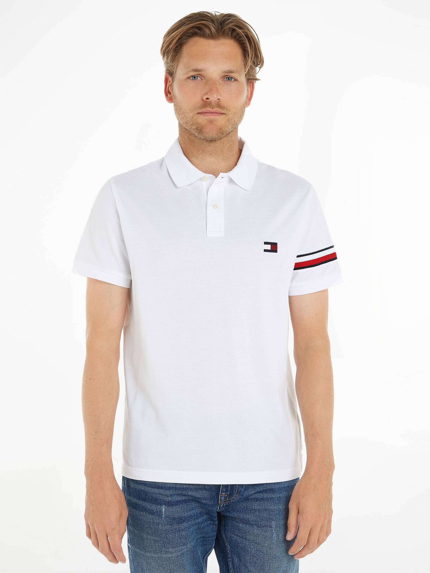 Tommy Hilfiger| Herren Poloshirt GLOBAL STP Regular Fit