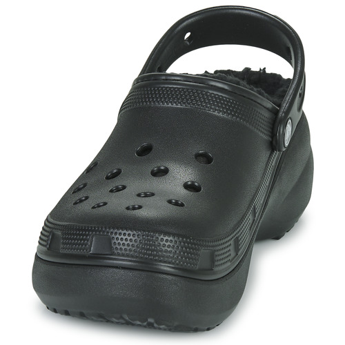 Crocs - CLASSIC PLATFORM LINED CLOG W - Noir