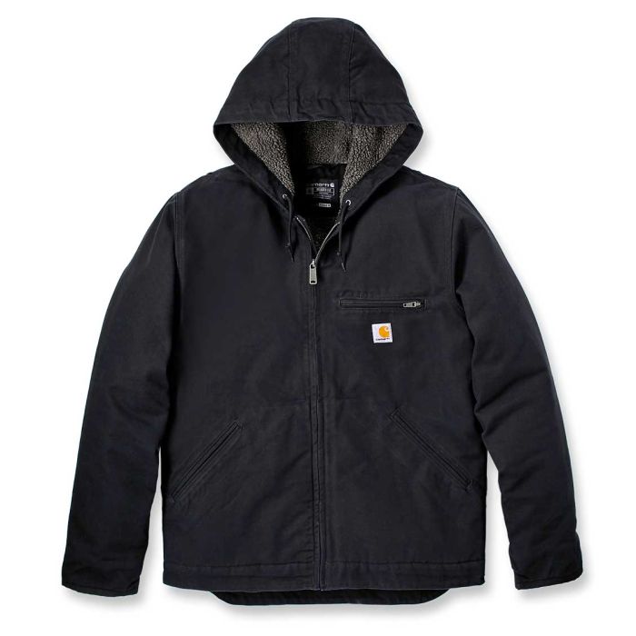Washed Duck Sherpa Lined Jacket Men herrejakke