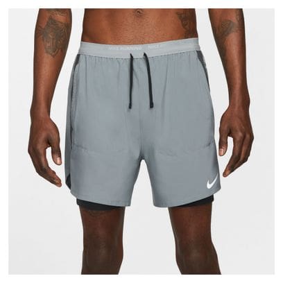 Short 2-en-1 Nike Dri-Fit Stride Gris