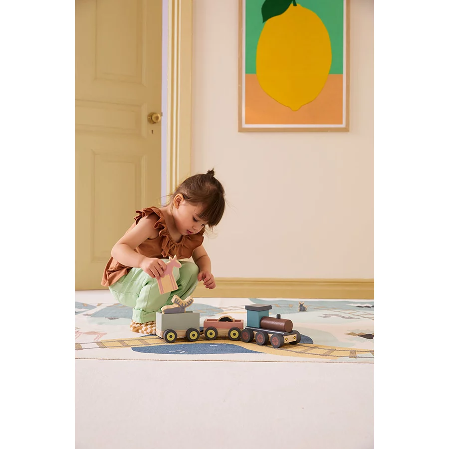 Kids Concept®  Zug mit Waldtieren Edvin