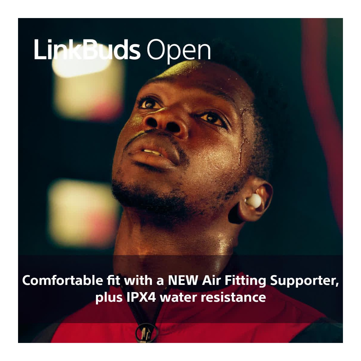 Sony LinkBuds Open helt trådløse in-ear hodetelefoner (hvit)