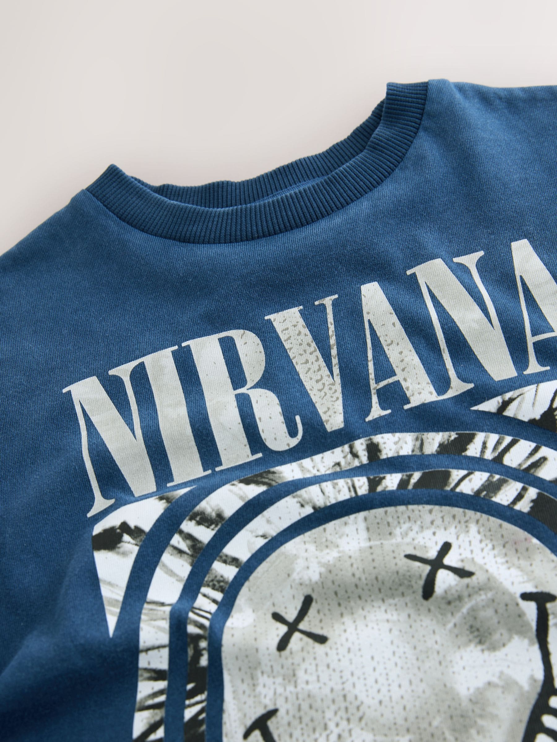 Indigo Blue Nirvana - T-shirt met bandje (3-16jr)