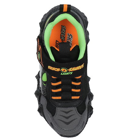 Skechers Sko m. Lys - Skech-O-Saurus - Sort/Gr?