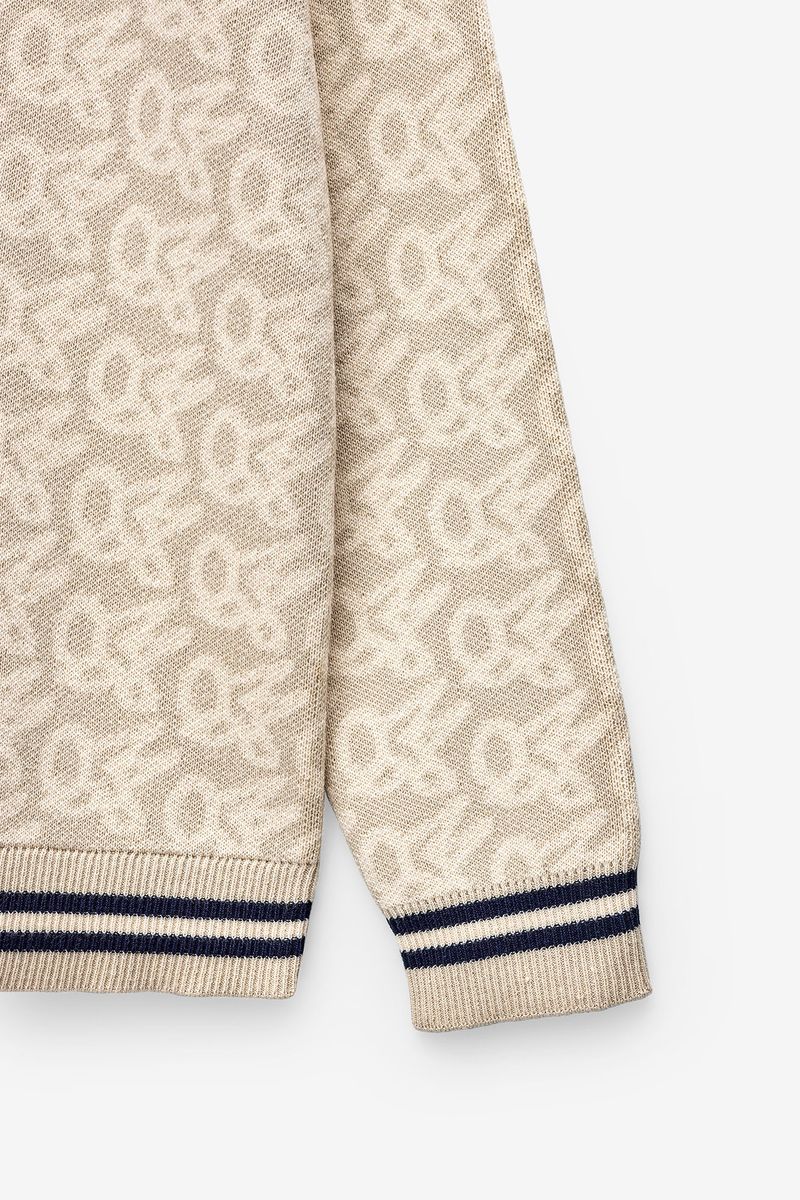 CASACO EM MALHA JACQUARD