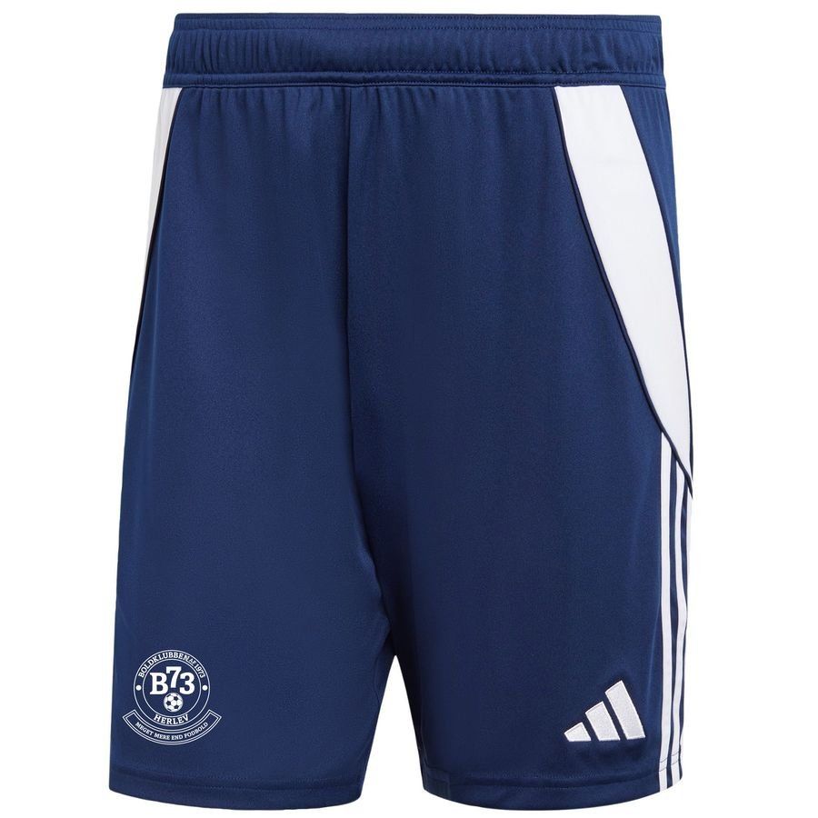 B1973 Herlev Træner Short d'Entraînement - Bleu Marine/Blanc