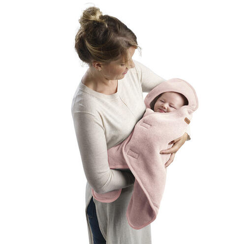 Babynomade® double polaire rose poudré / blanc - BEABA