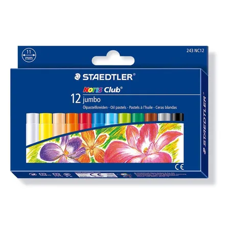 STAEDTLER® 243 NC12 Noris Club jumbo Öl-Pastellkreide 12 Stück Etui