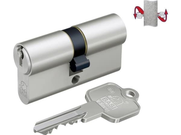 BASI V5200-0000, Europrofilsylinder, Sølv, 3 stykker, 1 stykker, 230 g, 1,5 cm