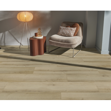 KARWEI bijzettafel Elin bruin MDF hout 40 x 50 cm