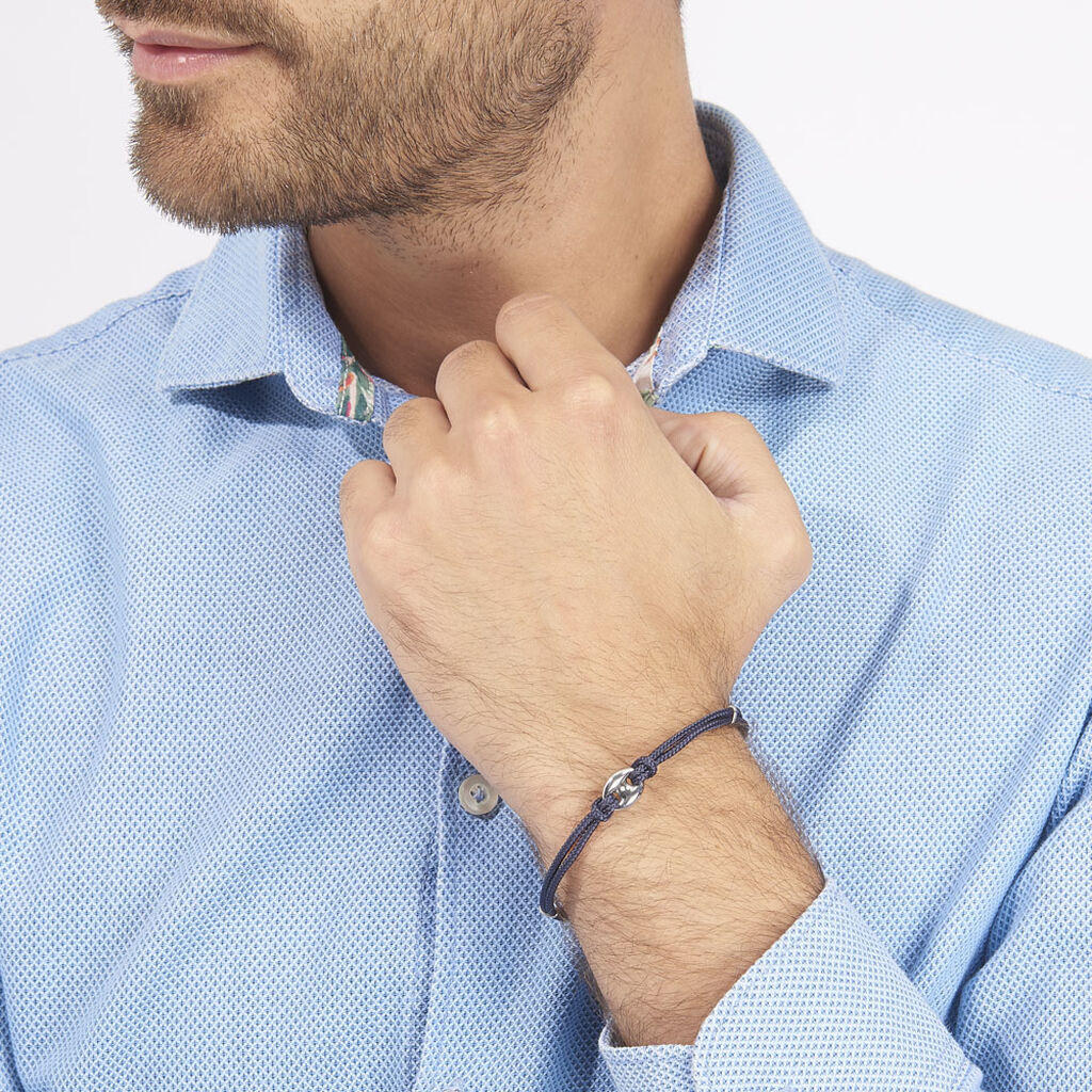 Bracelet Fabrice Acier Blanc