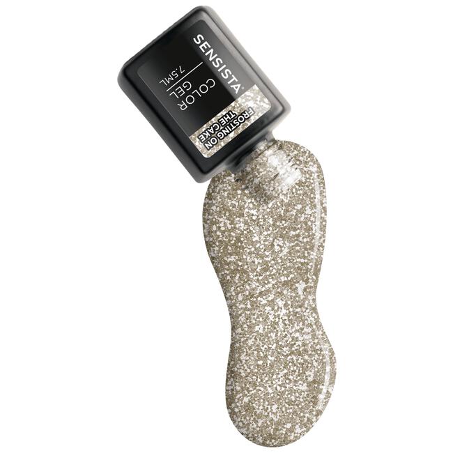 Sensista Color Gel Nagellak Frosting on the Cake Zilver/Glitter