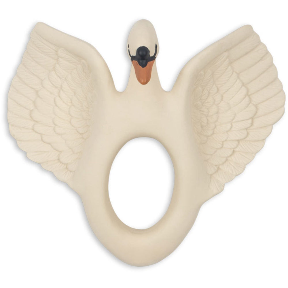 Køb Konges Sløjd Off White Teether Swan
