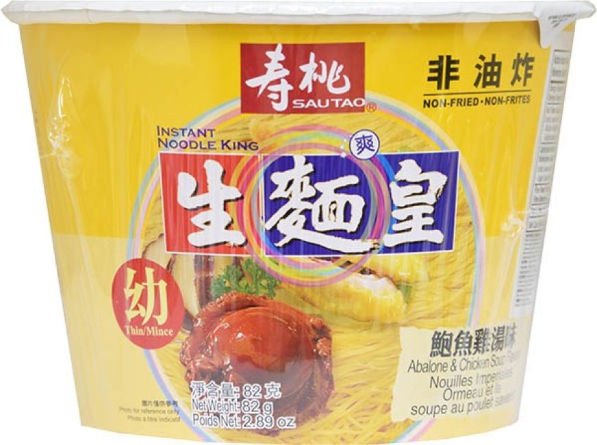 SSF Sau Tao Instant Bowl Noodle King (dun) Abalonesoep Smaak 82g