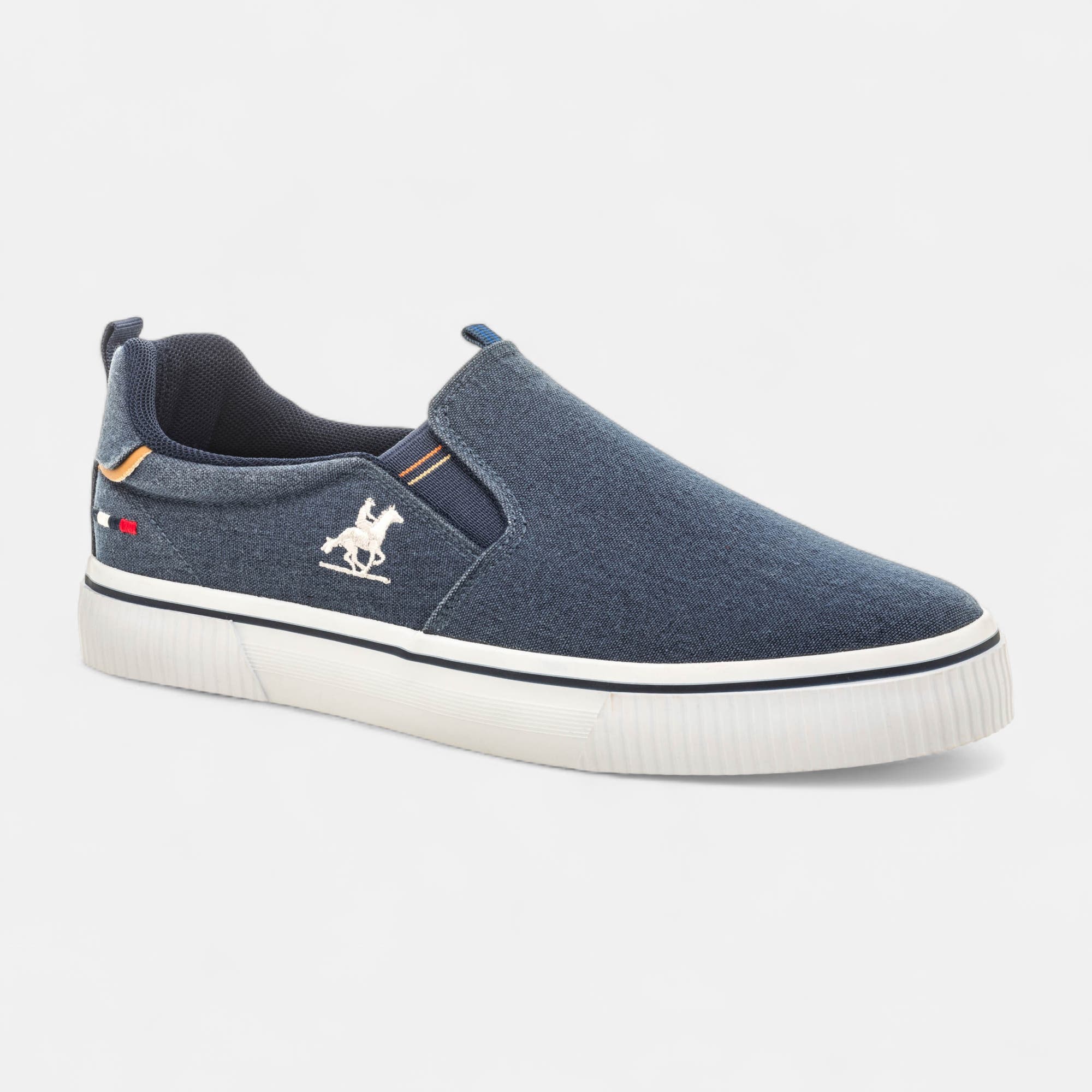 Baskets en toile Homme bleu marine