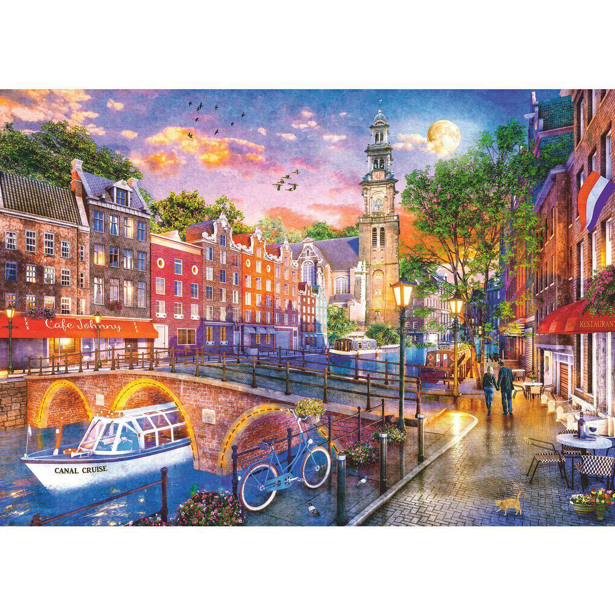 Ravensburger Spiel Sonnenuntergang Amsterdam