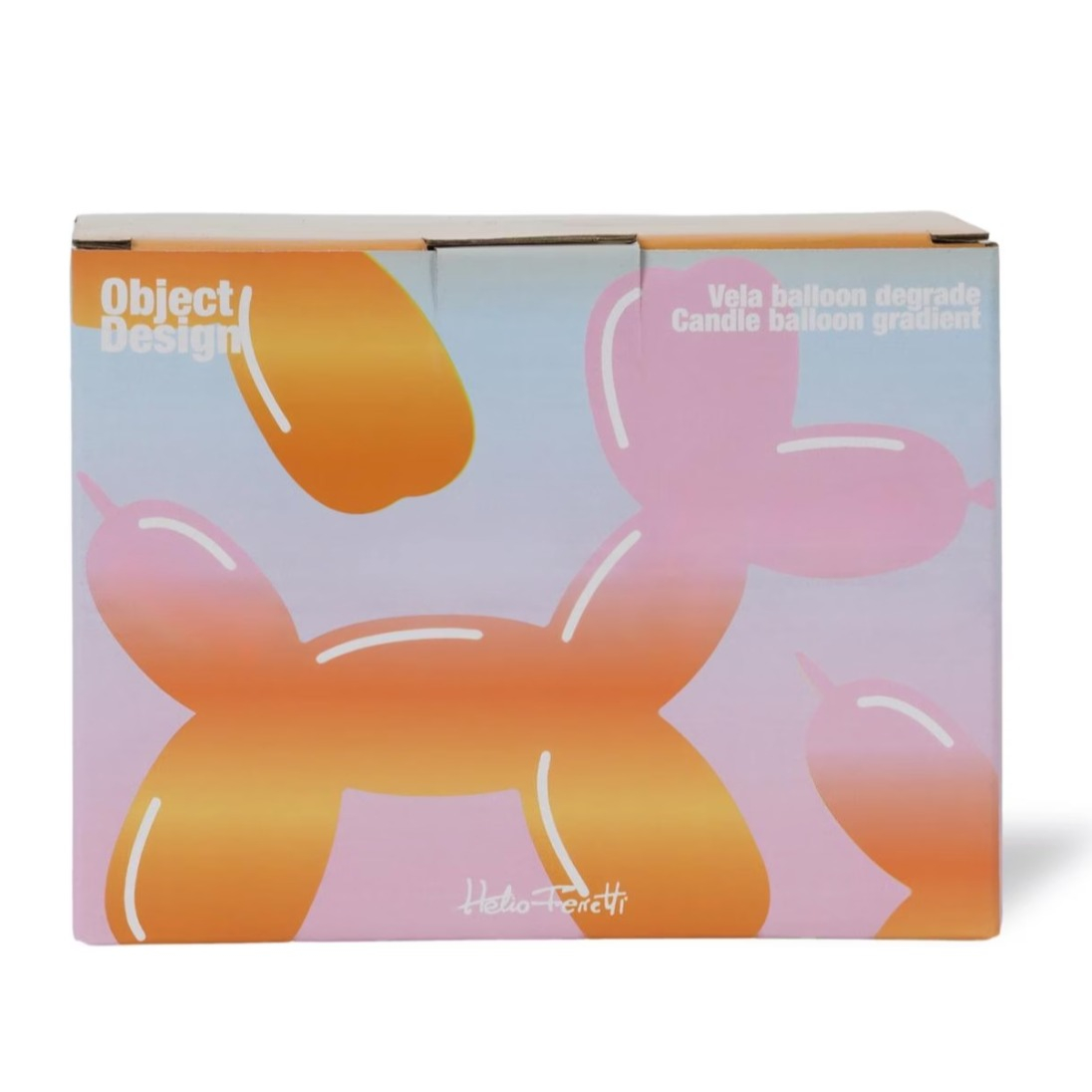 (135x100mm) Luftballon Hund Kerze Home Deko Paraffin Wachs Kerze (HF2444) - Sunset