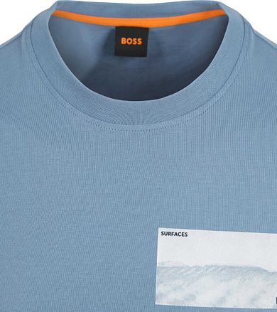 BOSS T-shirt Dune Blauw 50539194-462 kopen