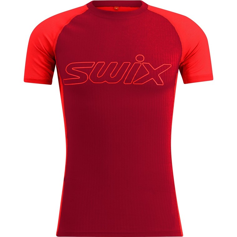 Swix RaceX Light Short Sleeve M Swix Red/Fiery Red