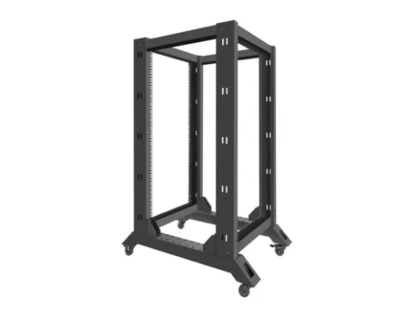 Lanberg - Rack åben ramme - sort - 22U - 19