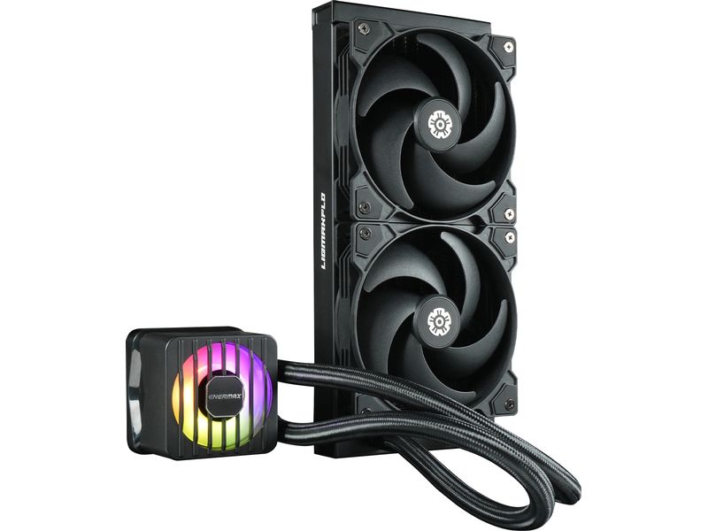 Enermax Wasserkühlung LIQMAXFLO SR 240 AIO-Wasserkühlung mit erweiterter Xtreme-Zweikammerpumpe