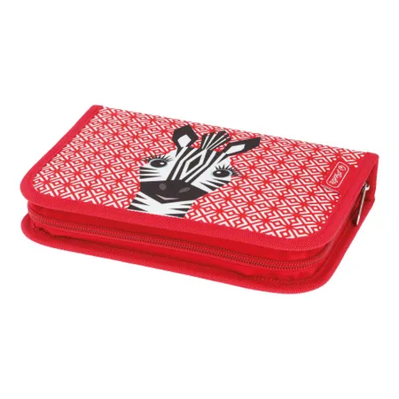 Herlitz Schüleretui Cute Animals Zebra, 31-teilig