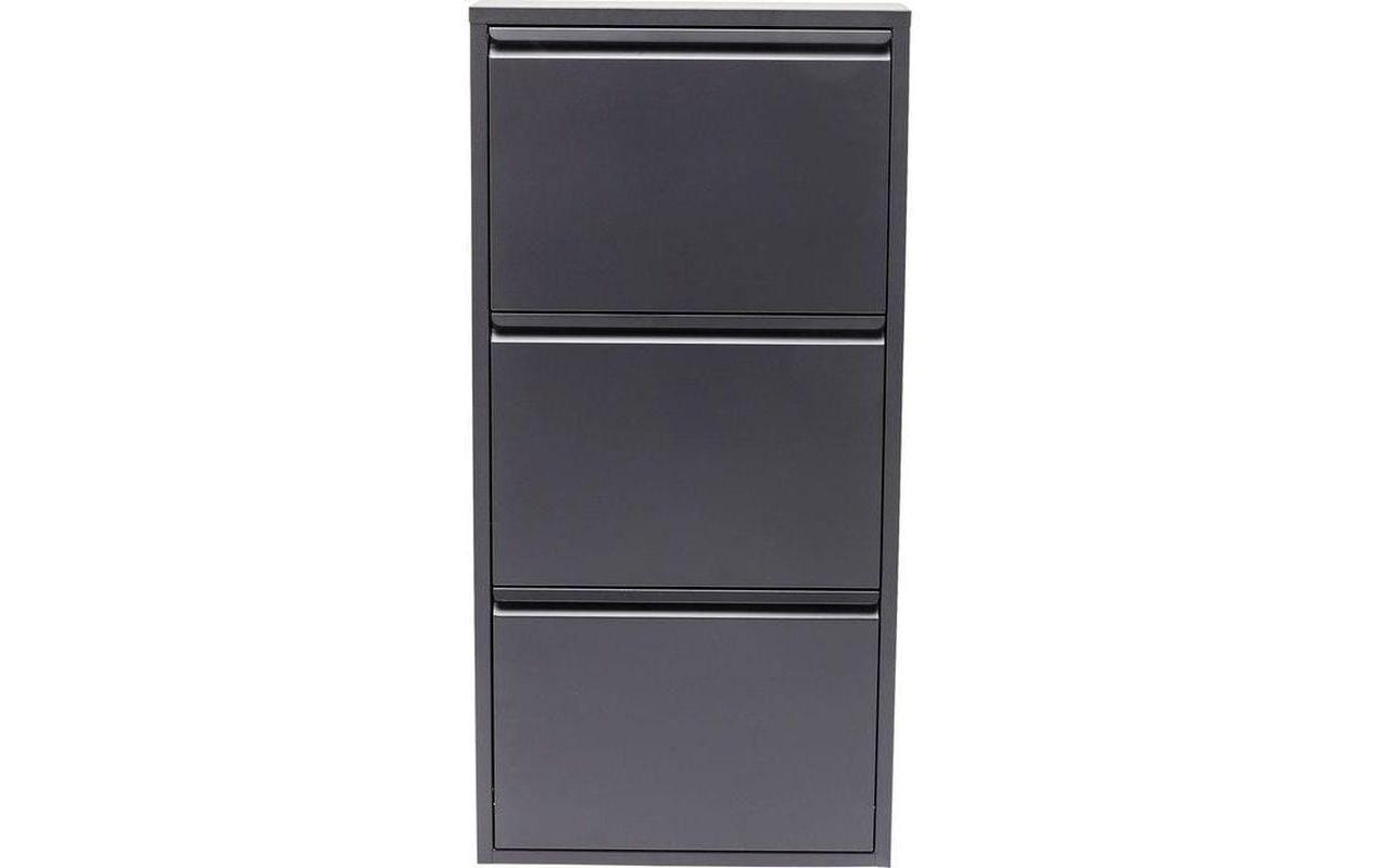 Schuhschrank Caruso 100 x 50 cm, Anthrazit<br>Schuhmöbel