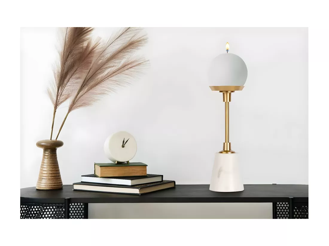 Bougeoir Design en Marbre 