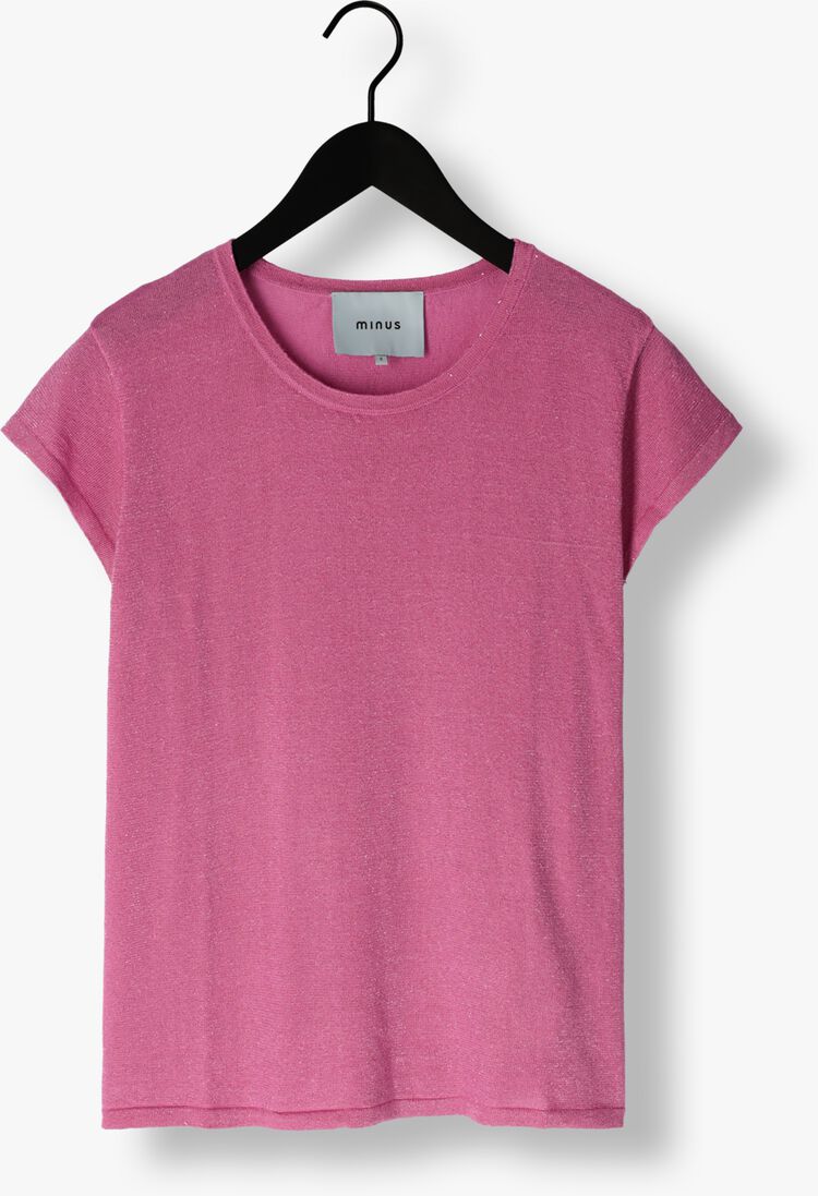 MINUS roze minus t-shirt carlina knit tee