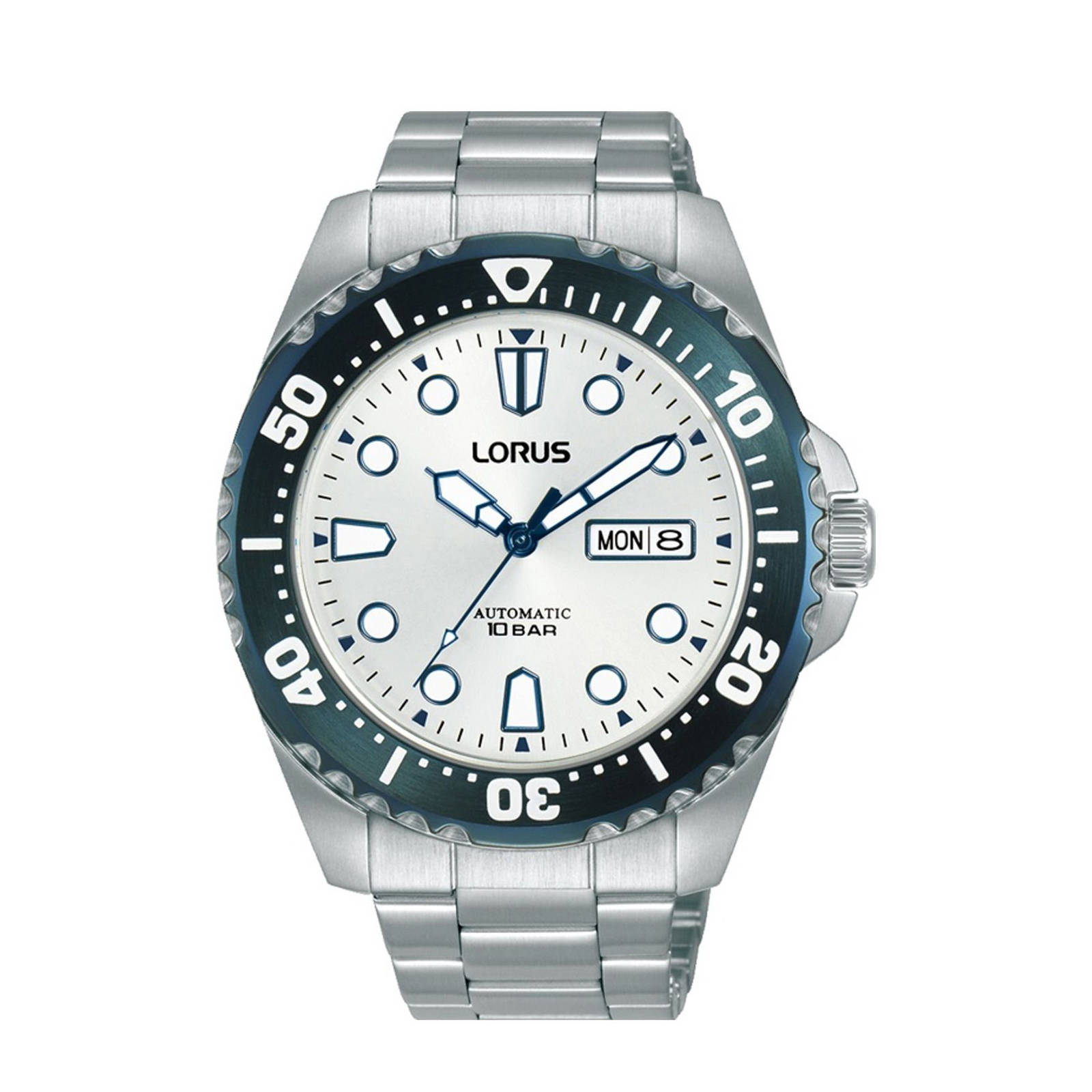 Lorus horloge RL477BX9 zilverkleurig