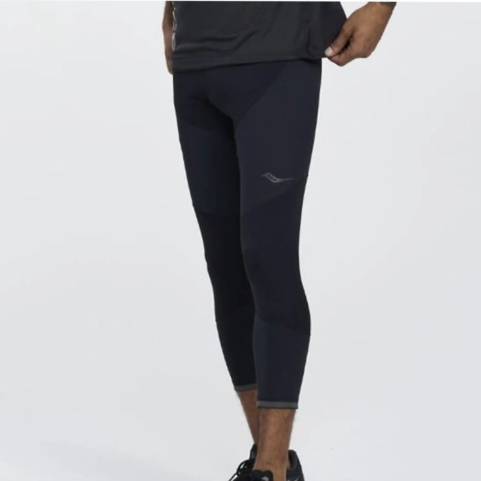 Saucony Herre Lange tights Time Trial Crop Tights Sort
