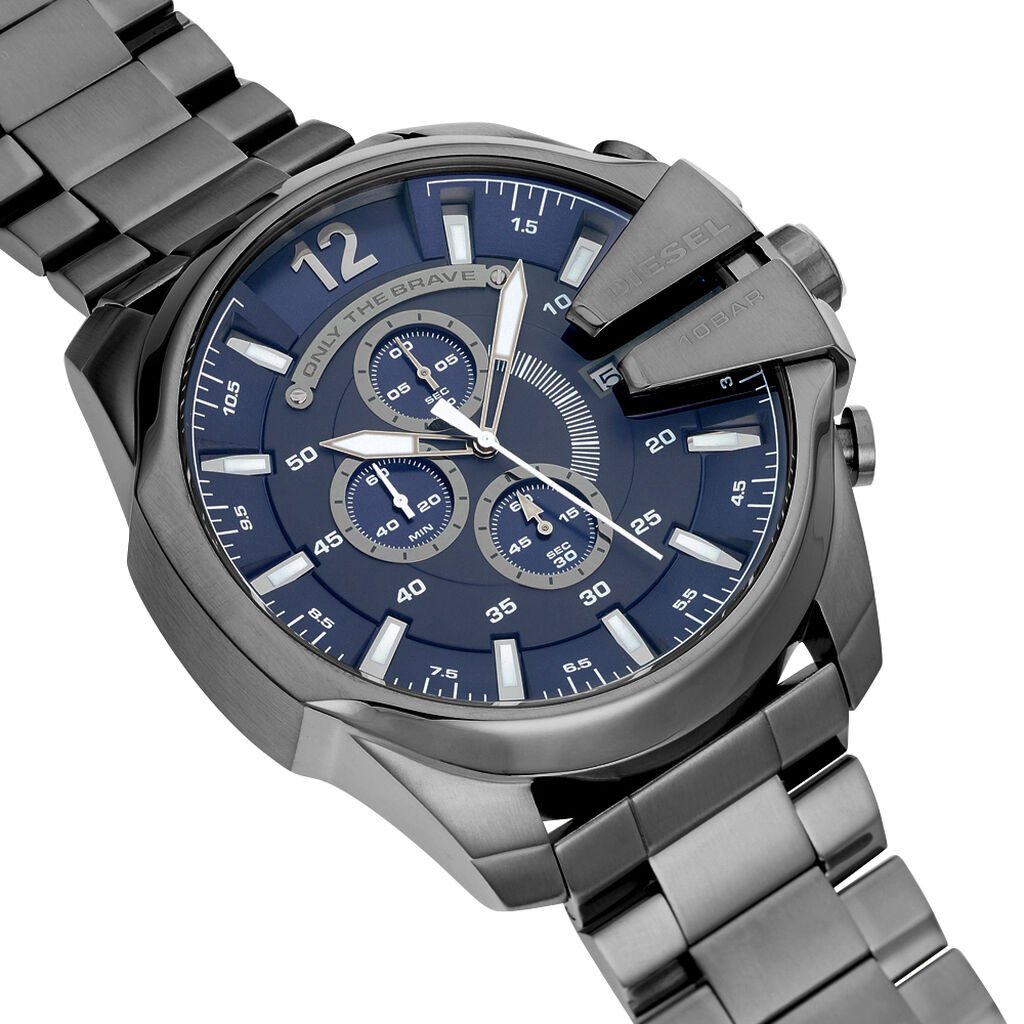 Montre Diesel Mega Chief Bleu