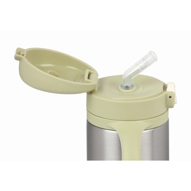 Bebeconfort - Thermobecher mit Strohhalm 280ml - grün