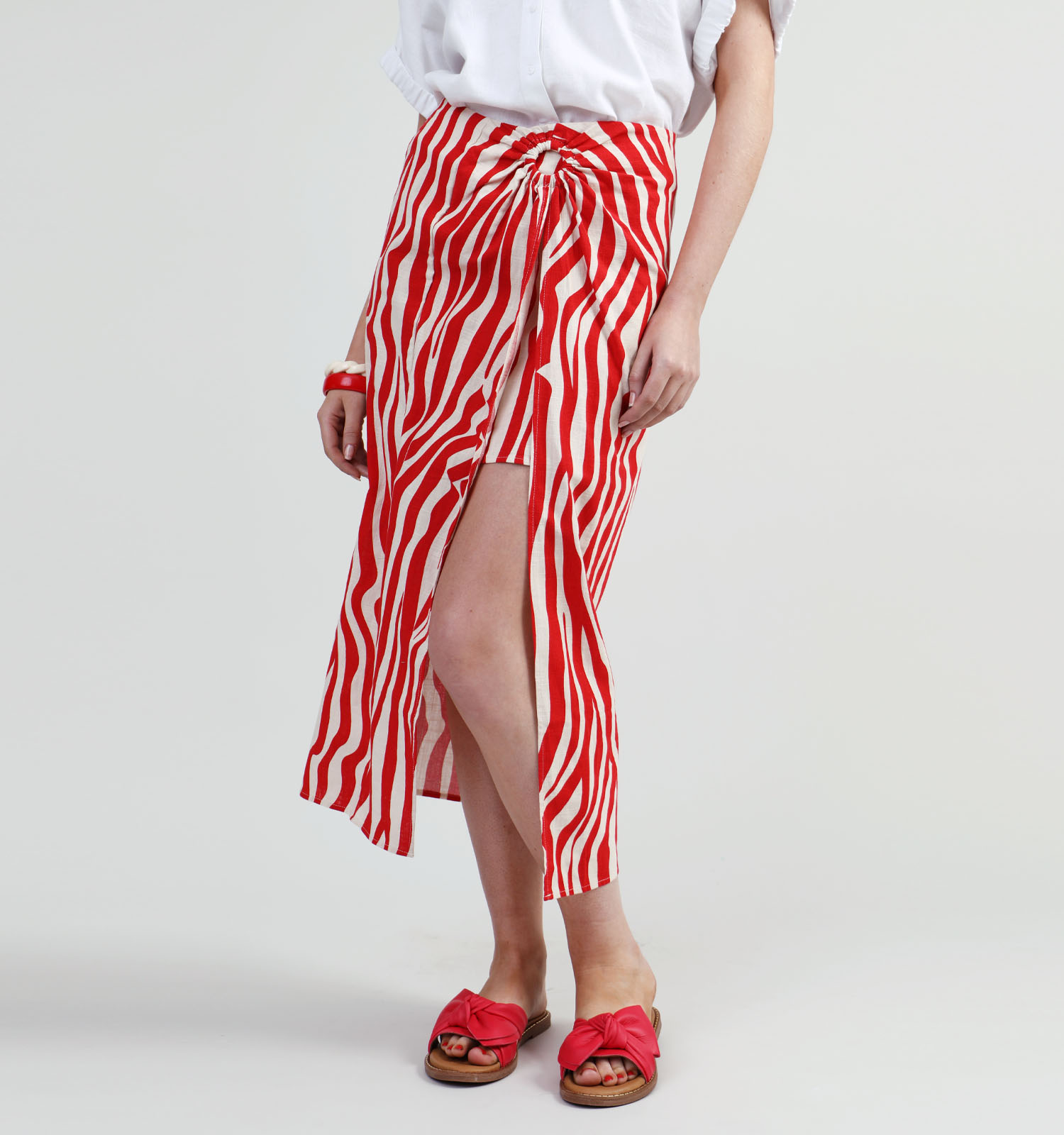 Lange rok rood
