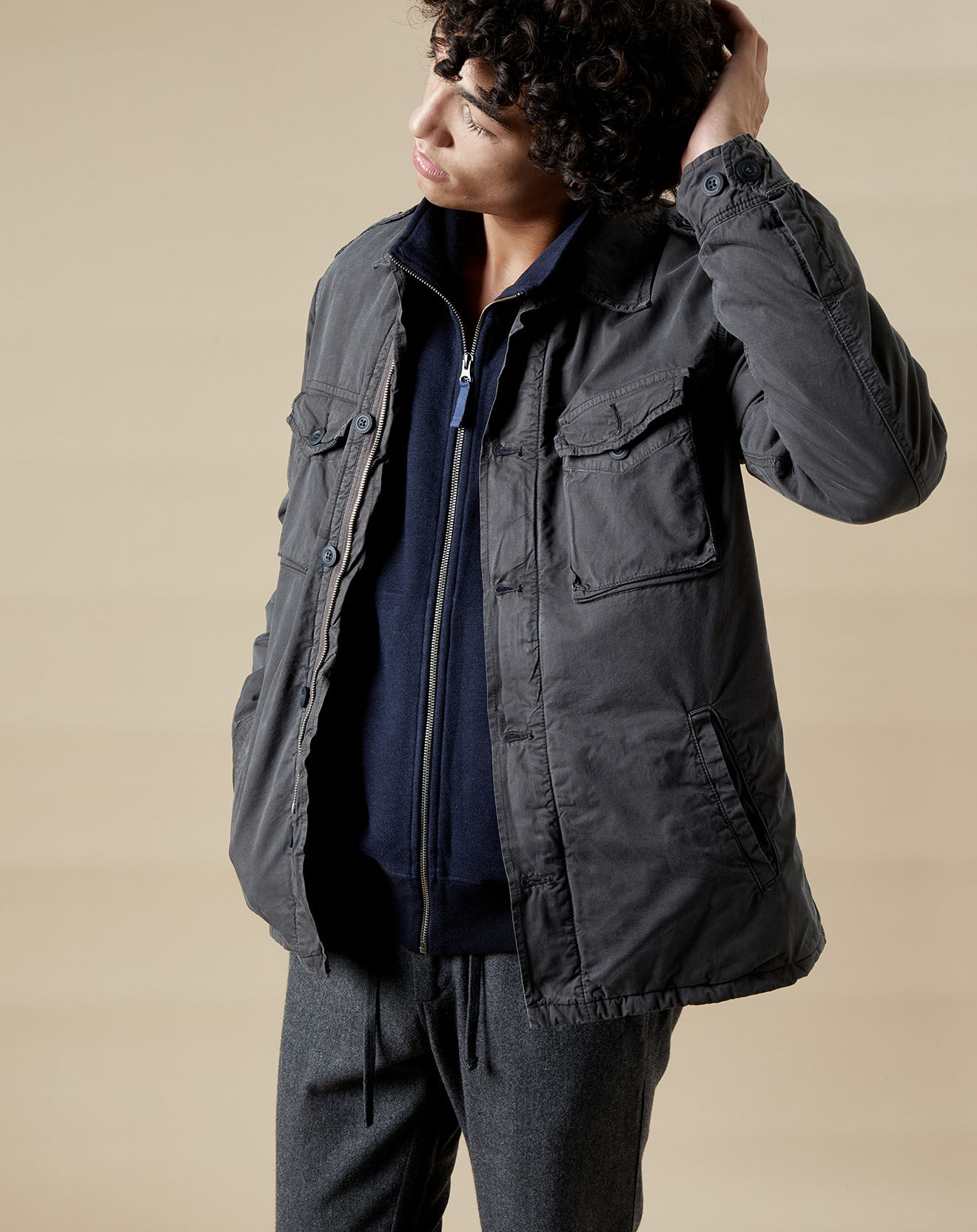 Hartford Blouson Jonah charcoal