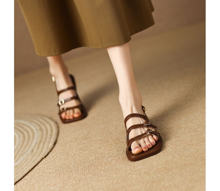 JY Shoes - Gladiatorsandalen met lage hak
