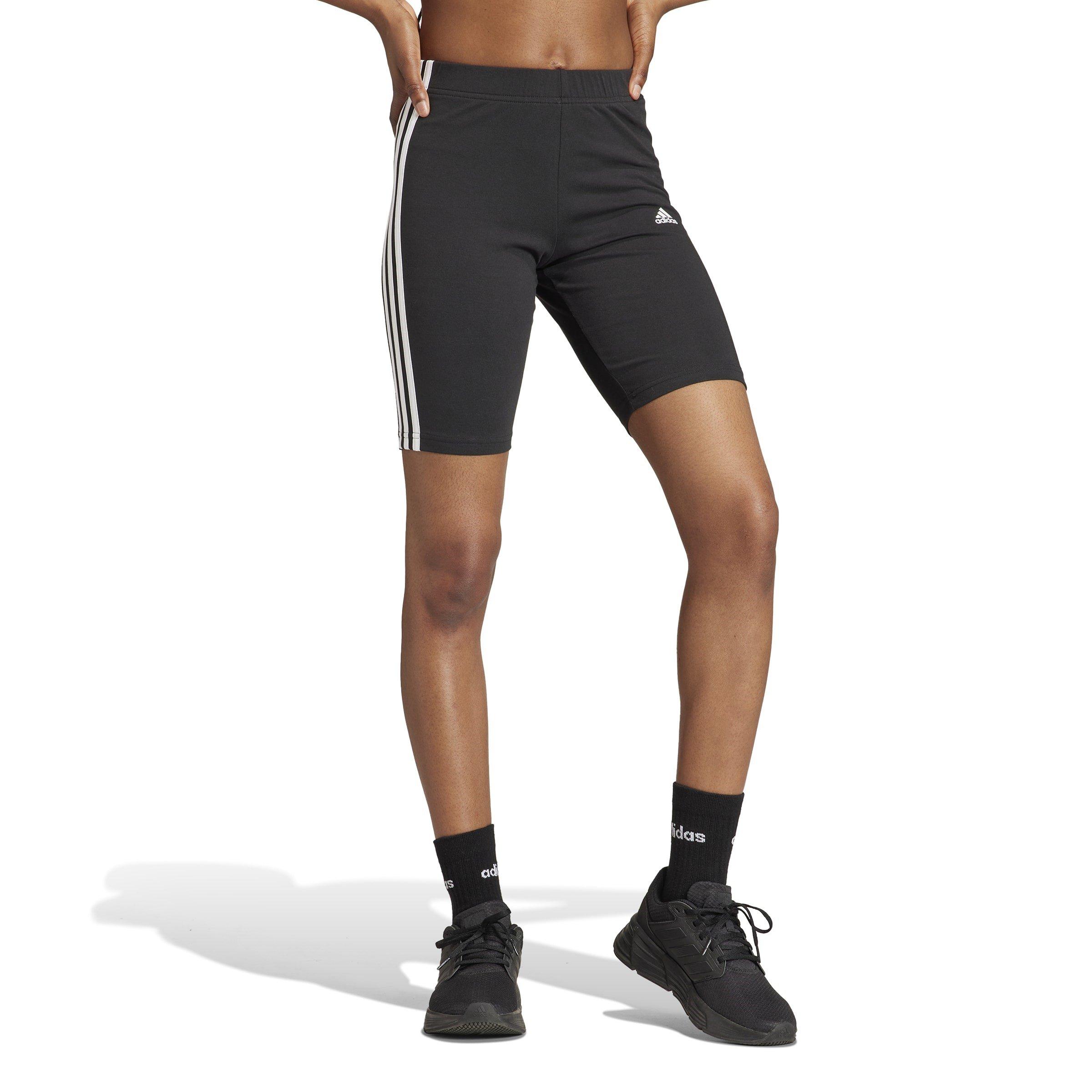 adidas Essentials 3 Stripe Biker Shorts Womens
