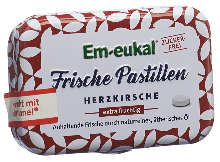Soldan Frische Pastillen<br>20 g, Dose, Pastillen, Herzkirsche zuckerfrei mit Xylit