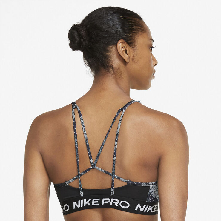 Nike Pro Dri-FIT Indy Light-Support sports bh Grå
