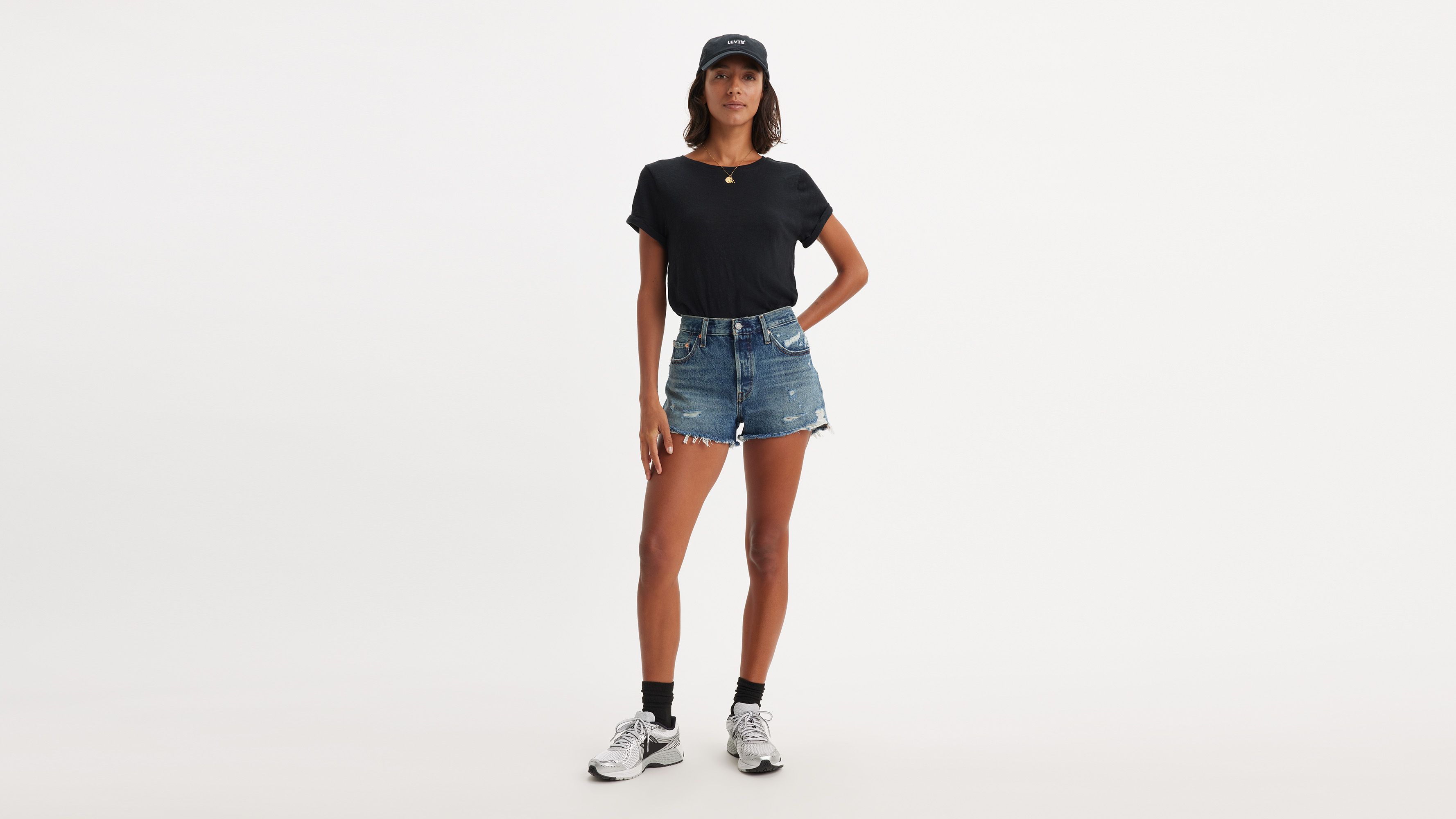 Short jean 501® Original taille haute - The Future Is Now - Bleu